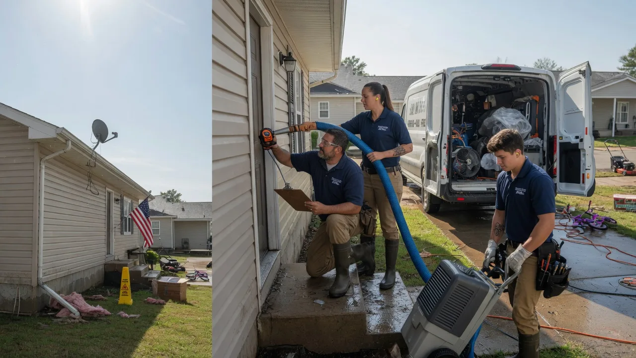 Ceiling Water Damage Restoration in Brownville, NE near me